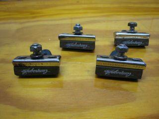 4 Campagnolo Brake Pads Shoes Holders With Tire Guides Road Bike 80 