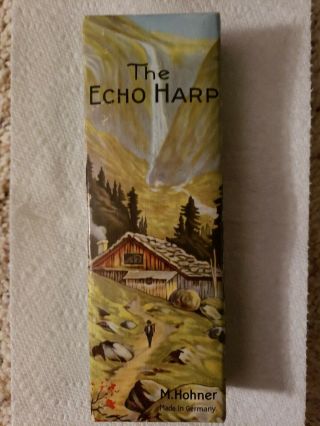 Vintage Hohner 56/96 Echo Tremolo Harmonica (key Of C & G) In Case
