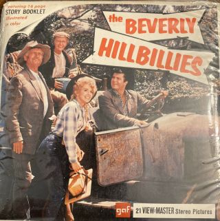 1960s The Beverly Hillbillies Viewmaster Set Gaf B 570 3 Reel Set
