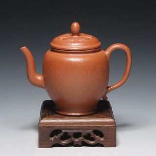 Oldzisha - Ultra Rare China Yixing Zisha Old Rough Zhuni Small 170cc Teapot