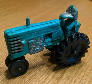 Old Vintage Toy Auburn Rubber Tractor Truck Farm Equipment Vehicle Missing Head