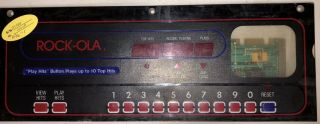 Rock - Ola 496 - 1 Jukebox Display & Buttons Rack