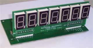 Dis058 7 - Digit Display Board Set Of 6 For Bally/stern Pinball Machines