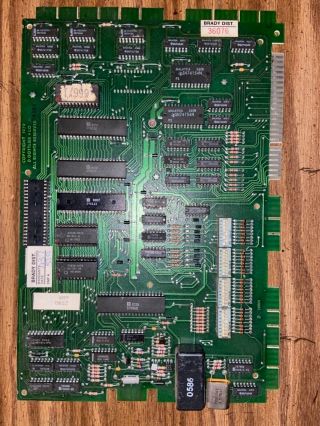 Gottlieb System 80 Mpu Cpu Pinball Machine Board D - 20869 Pcb