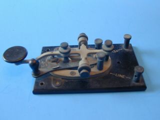 Vintage Wwii J - 38 Military Telegraph Key Morse Code Key