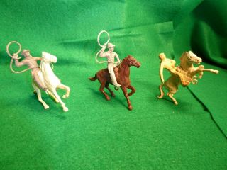 Vintage Marx 54mm Western Horses And Riders