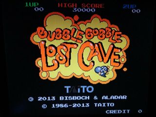Bubble Bobble Lost Cave No Jamma Arcade Pcb Game With Extra Jamma Converter