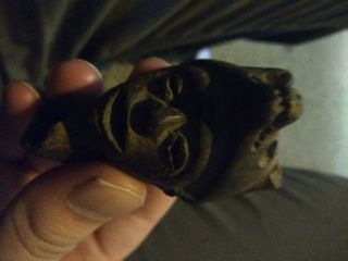 Ancient Native American Effigy Pipe