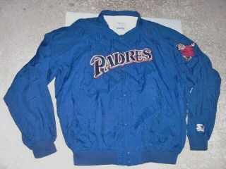 Vintage 90s San Diego Padres Sewn Starter Jacket Men 