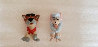1988 Disney Oliver & Company All Dogs Go To Heaven Rubber Figure Set