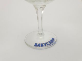 Set of 8 Retro Vintage Babycham Baby Cham Champagne Glasses Coupes 2