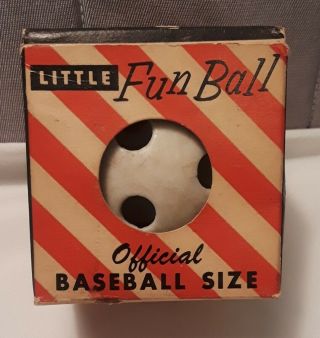 Vintage Toy: Little Fun Ball,  Wiffle,  Early Light Wear,  Sportscraft