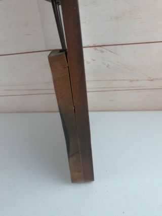 Vintage 4 Olde Old Forge Forgecraft Hi Carbon Steel Knife Set with Block/Holder 3