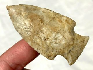 Exceptional Hopewell Point Boone Co. ,  Missouri Authentic Arrowhead Artifact Sp19