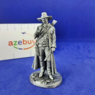 American Sheriff Pat Garrett " Pat " 19th Century 1/32 Scale Unpainted Tin Figure