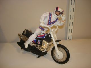 Evel Knievel Figure And Stunt Cycle Ideal