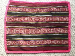 Peruvian Handwoven Aguayo Table Cloth - Andean Mountain Textile 2