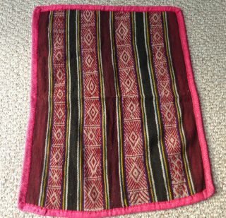 Peruvian Handwoven Aguayo Table Cloth - Andean Mountain Textile 3