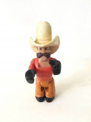 1970’s Cowboy With Ten Gallon Hat Posable Vinyl Toy Character