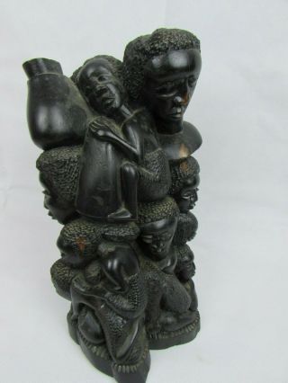 makonde Tanzania carved mpingo (blackwood) 