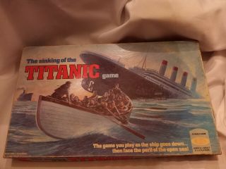 Vintage 1976 The Sinking Of The Titanic Board Game Ideal Toy Corp 100 Complete