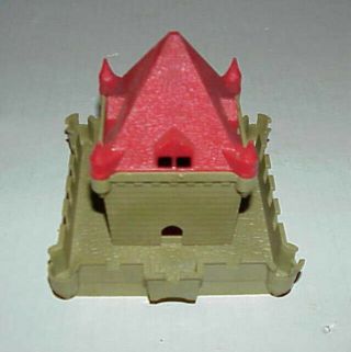 Marx Tin Litho Robin Hood Castle - Main Tower Top