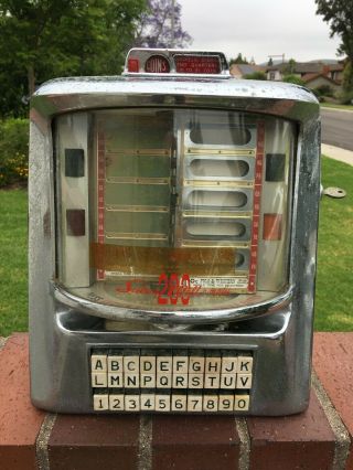 Vintage Seeburg 200 Wall - O - Matic Jukebox Table Top Selector With Key Parts Only
