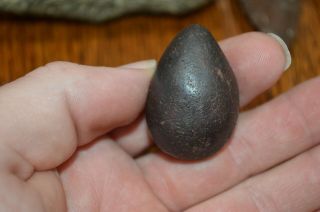 Unusual Hematite Woodland Cone/ Plummet Calhoun Co,  Illinois 1.  5 X 1 Neat Piece