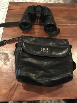 Vintage Bausch Lomb Legacy Binoculars 10x50 Wa With Strap And Bag