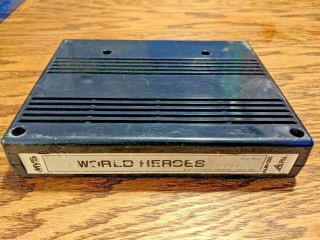 World Heroes Neo Geo Mvs Arcade Game Cartridge Authentic Pcb