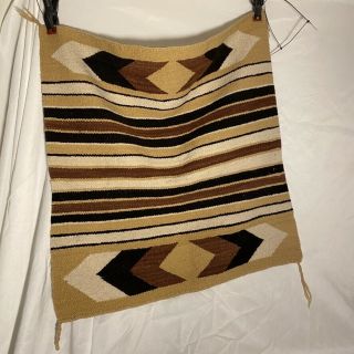Navajo Style Wool Blanket 30 " Square