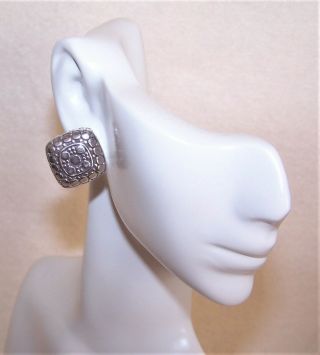Vintage John Hardy Sterling Silver Dot Earrings - Pierced With Omega Backs