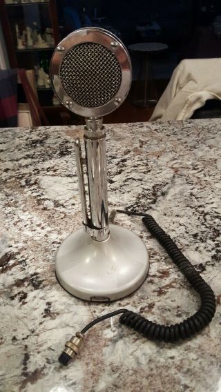 Vintage Astatic Lollipop D - 104 Microphone - T - Ug8 Stand - Fantastic Estate Find