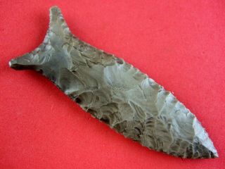Indian Artifact 3 1/16 Inch Tennessee Beaver Lake Point Indian Arrowheads