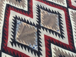 Vintage Navajo rug 50.  5” x 29” 3