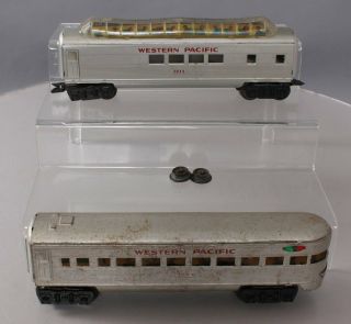 Marx Vintage O Assorted Western Pacific Passenger Cars [2]