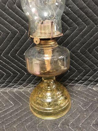 Vintage Hurricane Oil Lamp Eagle Burner P&a Risdon Mfg Co,  Danbury,  Conn