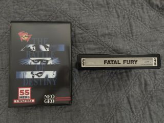 Fatal Fury Neo Geo Cartridge Mvs With Shock Box