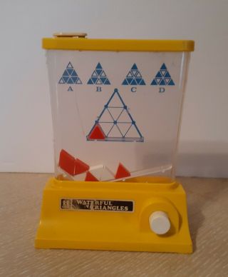 Vintage Tomy The Wonderful Waterful Triangles 1976 Taiwan
