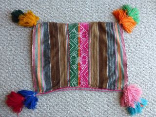 Peruvian Andean Mountain Textile - Aguayo Table Cloth - Unkuña