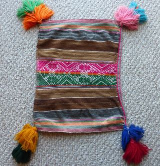Peruvian Andean Mountain Textile - Aguayo Table Cloth - Unkuña 2