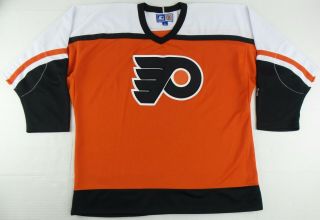 Vintage Starter Nhl Philadelphia Flyers Bobby Clark Hockey Jersey Size Mens L