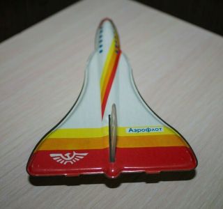Vintage Toy Plane From The Ussr.  Tin