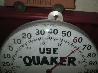Vintage Use Quaker State Motor Oil Thermometer. , 2