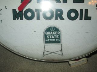 Vintage Use Quaker State Motor Oil Thermometer. , 3