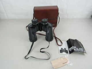 Vintage Tasco 450z 10x50mm Wide Angle Binoculars Zip Multi Coated - Made In Japan