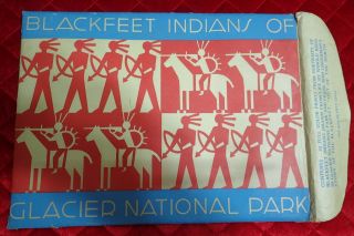 Blackfeet Indians Of Glacier National Park - Complete Packet - Plus