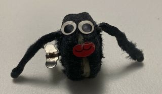 Vintage Black Widow Mechanical Spider Wind Up Toy Japan Wobbly Woozer