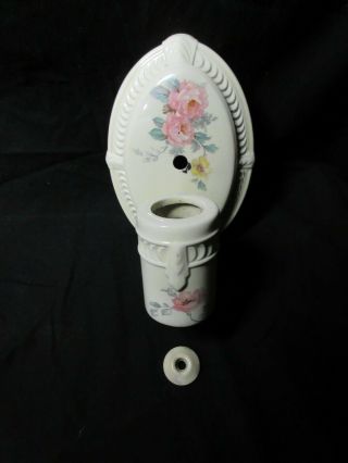 Vintage Porcelain Floral Wall Light Sconce Lamp Vanity With Socket Availability