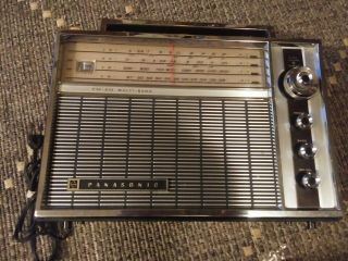 Vintage Portable Panasonic Rf 100ma Fm Am Sw 4 Band Transistor Radio 11 Lb
